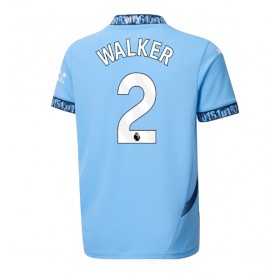 Manchester City Kyle Walker #2 Hemmakläder 2024-25 Kortärmad